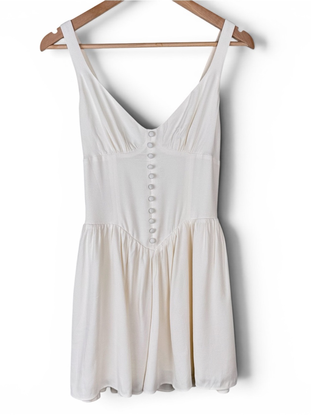 NWOT Reformation Wynn Dress in White, Size 4 - Picture 5 of 9